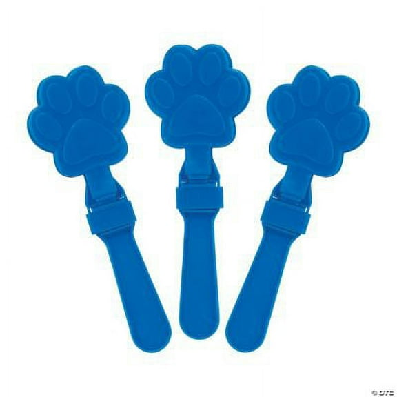 Paw-Shaped Clappers, Birthday, Toys, 12 Pieces