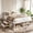 White, variant on Harper & Bright Designs King Size Pet-Friendly Platform Bed with Storage Drawers, Wooden Platform Bed with Dual Cat Caves, No Headboard, Antique Gray