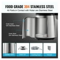 thumbnail image 5 of Water Distiller 4L, 750W Stainless Steel Water Purifier for Home Countertop, 5 of 7