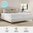 thumbnail image 3 of Martha Stewart  Medium Support Dual-Action Green Tea Cooling Memory Foam Mattress in a Box King - Medium, 3 of 17