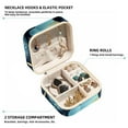 thumbnail image 2 of Easter Travel Portable Jewelry Organizer: Square Jewelry Box Storage Case and Display for Rings, Earrings, Necklaces, Bracelets, and More - Suitable for Girls and Women, 2 of 6
