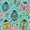 Color 4, variant on Peel and Stick Wallpaper 17.7in x 9.8ft Floral Beetle Colorful Folk Art Insects Turquoise Contact Paper Vinyl Waterproof Self Adhesive Wall Paper for Bedroom Shelf Cabinet Renter Friendly