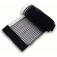 thumbnail image 2 of Professional Table Tennis Net For Any Table, Portable And Storable Replacement Accessories With Clamp, Fits Most Tables, Mechanically Woven High Density Netting, Durable, 2 of 5