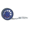 thumbnail image 2 of LOVIVER Mini Cute Tire Keyring Creative Automobile Car Parts Model Key Chains Lovers Blue, 2 of 8