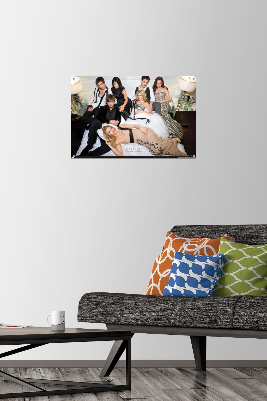Gossip Girl - Group Wall Poster, 14.725 x 22.375, Framed 