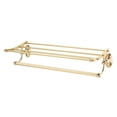 thumbnail image 2 of Classic Traditional Wall Mounted Towel Rack, Polished Chrome, 2 of 7