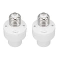 thumbnail image 1 of HUGFEGWE 2 Pcs Douille d'Ampoule Intelligente E27 Parlante hors Ligne Port à Vis avec Intérieur 10 Voix Commande Vocale Douille pour Lampe Sans Fil Support de Tête Anneaux d'Ampoule CJB91-36250, 1 of 8