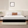 thumbnail image 3 of Abunitt 12 inch Queen Mattress in a Box, Hybrid Gel Memory Foam Pocket Coils, Medium Firm, Pressure Relief & Cooling Support, 3 of 10