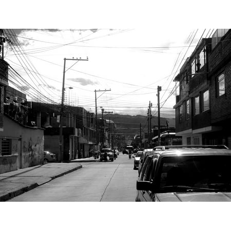 Canvas Print Autos Road South America Bogota Capital Colombia Stretched Canvas 10 x
