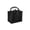 Black, variant on Large Capacity Non Woven Fabric Insulated Tote Bag with Zipper Closure Aluminum Foil Lining for Food Delivery Seafood Storage Thermal Bag