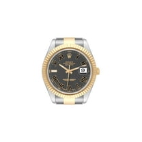 Pre-Owned Rolex Datejust II 116333 41MM Black Dial Two Tone Oyster Bracelet