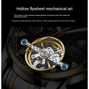 EXPLOJOY Luxury Automatic Watch for Men – Skeleton Design, Moon Phase Display, and Luminous Features