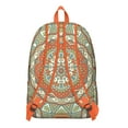 thumbnail image 3 of Tribal Folk Backpack, Durable and Lightweight with Symbolic Vintage and Meditation Art, 3 of 5
