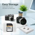 thumbnail image 3 of [5-Yrs Free Data Recovery] GIGASTONE 256GB SD Card, 4K Camera Pro, A1 V30 SDXC Memory Card 4K UHD Video Compatible with Canon Digital Camera, with 1 M, 3 of 9