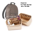 thumbnail image 2 of Organizador de fieltro de tamaño personalizado y color para bolso, apto para mochila Palm Springs Mini PM MM, 2 of 5
