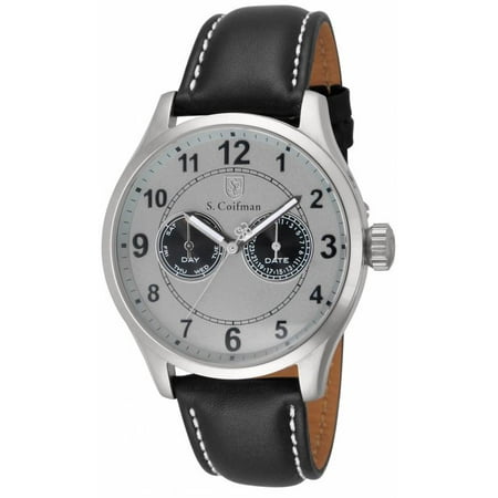 S. Coifman Men's SC0315 Quartz Multifunction Light Grey Dial Watch