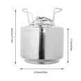 thumbnail image 4 of Stainless Steel Mini Keg 1.59 Gal, Homebrew Beer Keg with Quick-Disconnect Posts, Pressure Fermentation Vessel 80 PSI, Small Corny Keg for Craft Beer, Soda, Cold Brew Coffee, 4 of 12