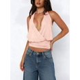 thumbnail image 3 of Women Y2K Halter‑Neck Crop Tank Top, Loose‑Fit Open‑Back Sleeveless Cami Vest Summer Daily and Party Going‑Out Top, 3 of 13