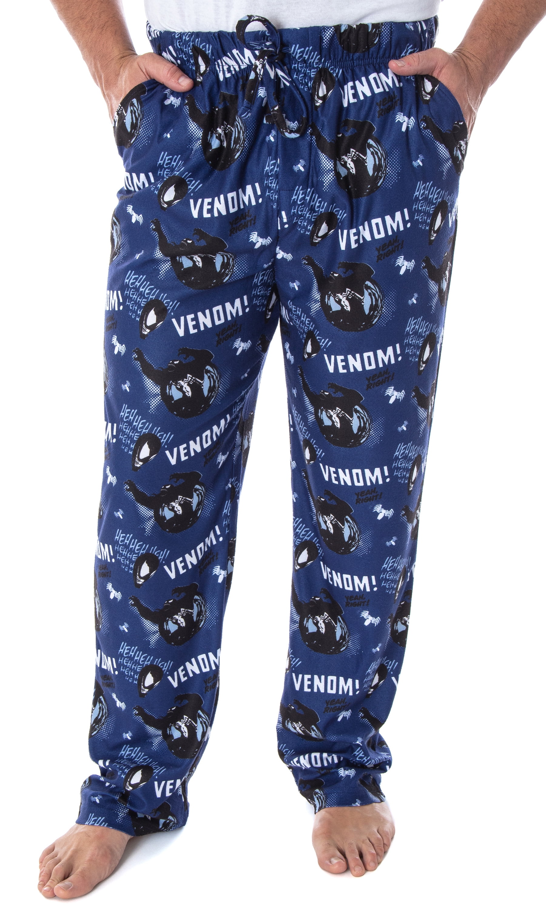 Marvel Men's Venom Vintage Character Adult Sleep Lounge Pajama Pants ...