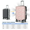 thumbnail image 5 of JUNZAN Floral Retro Style Print Washable Luggage Cover - Fashion Suitcase Protector Fits 18-32 Inch Luggage, 5 of 8
