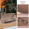 thumbnail image 5 of Caja retro de 1pc. Gafas de algodón y ropa de cama elegante Vintage Creativo Espectáculo breve (Caqui), 5 of 5