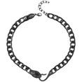 thumbnail image 5 of Collar de serpiente negra con pistola cubana, collar con forma de serpiente, cadena de clavícula personalizada, collar de serpiente vintage, 5 of 5