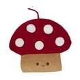 thumbnail image 3 of Caja de pañuelos colgante con forma de hongo, sencilla, moderna, creativa y funcional. Rojo, 3 of 9
