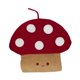 thumbnail image 3 of Organizador de caja de pañuelos con forma de hongo para pared, funcional Rojo, 3 of 9