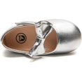 thumbnail image 3 of Girls Mary Jane Dress Shoes Front Bow Ballerina Flats Princess Wedding Party School Shoes (Toddler/Little Kid/Big Kid), 3 of 6