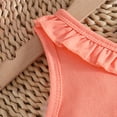 thumbnail image 5 of Toddler Baby Girl Summer Clothes Flower Embroidery Sleeveless Smocked Tops and Shorts Set Cute Two Piece Outfit Girls Summer Set 1-4 Years,2-3 Years, 5 of 6