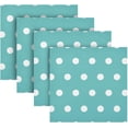 thumbnail image 7 of GZHJMY Teal Polka Dot Cloth Napkins Set of 1, Reusable Washable Polyester Dinner Napkins for Family, Restaurant, Wedding, Party Decor 20 x 20 Inch, 7 of 7