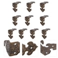 thumbnail image 3 of 10pcs caja de madera esquinas protectoras con esquinas decorativas vintage protector, 3 of 8