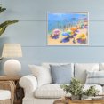 thumbnail image 3 of Stupell Industries Contemporary Colorful Day at Beach White Framed Giclee Art, 20 x 16, by LSR Design Studio, 3 of 8