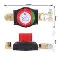 thumbnail image 4 of Battery Disconnect Switch - Top Post to Side Post, 275A 12-48V Heavy-Duty for Car, RV, Vehicle, 4 of 4