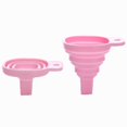 thumbnail image 2 of Juego de 2 embudos plegables flexibles, duraderos y fáciles de usar para dispensar líquidos, suministros para el hogar y la cocina, boca ancha, 2 of 5