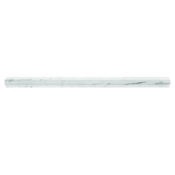 Apollo Tile 10 pack 0.8-in W x 12-in L Marble Polished Pencil Liner Tile Trim (0.667 Sq ft/case)