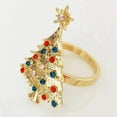 thumbnail image 4 of 12Pcs Christmas Napkin Button Napkin Ring Napkin Ring Cloth Ring Diamond Christmas Napkin Rings, 4 of 5
