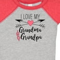 thumbnail image 4 of Inktastic I Love My Grandma and Grandpa Heart and Arrows Boys or Girls Baby Bodysuit, 4 of 5