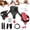 Black-Red 110 lbs, variant on RICAN Thigh Trainer 22-77LBS - Pelvic Floor Equipment with LED Display, Hip Trainer Kegel Exerciser, Inner Thigh Exerciser for Men & Women Home Gym
