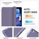 thumbnail image 3 of Estuche para iPad de 9.ª generación (2021) / 8.ª generación (2020) / 7.ª generación (2019) de 10,2 pulgadas con portalápices, cubierta trasera de TPU suave Smart Auto Sleep/Wake para iPad 10.2, morado Adepaton  WMCH-448, 3 of 7