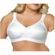 Exquisite Form Fully Embossed Soft Cup Bra #2558 (38DD, White)