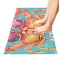 thumbnail image 2 of Love Summer Crab Bathroom Rug Non Slip Bathroom Mats Entry Door Soft Carpets for Kitchen Bedroom Living Room 39x20 inch, 2 of 7