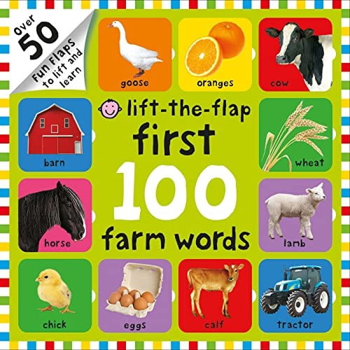 Pre-Owned First 100 Lift the Flap Farm Words Paperback