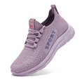 thumbnail image 5 of NOKIO Women's Running Shoes Non Slip Shoes Breathable Lightweight Fashion Sneakers Slip Resistant Athletic Sports Walking Gym Work Shoes Women Sports Shoes Lace Up Fly Woven Mesh Shoes, 5 of 9
