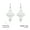 Style B Steel, variant on Unalome Lotus Flower Dangle Earrings Stainless Steel Yoga Drop Earring Jewelry