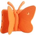 thumbnail image 4 of iPad 6th Generation Case for Kids, iPad 9.7 Case, Light Weight Shockproof EVA Foam Protective Tablet Stand Cover Holder for Apple iPad Air/Air 2 iPad 9.7 2017/2018 - Cute Butterfly, Orange, 4 of 13
