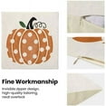 thumbnail image 5 of Fall Pumpkin Pillow Covers 20x20 Set of 2 Farmhouse Polka Dots Decorative Throw Pillow Outdoor Linen Square Autumn Thanksgiving Cushion Cover Decor for Home Couch Sofa, 5 of 6