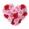 thumbnail image 2 of Luluganb Valentine's Day Wreath,Heart Shaped Wall Hanging Pink Artificial Rose Wreath,For Scene Decoration Anniversary Wedding Festival Front Door Window Wall Decor, 2 of 6