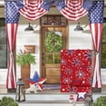 thumbnail image 3 of Sm:)e Fireworks Let Freedom Ring Fourth of July Garden Flag 12x18 Inch, Double Sided, Red, 3 of 8