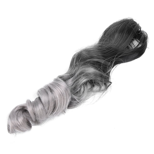 Extensiones de cabello de cola de caballo, postizos de cola de caballo de moda de 55 cm encantadores para fiestas para la vida diaria LHCER Descripción de la referencia